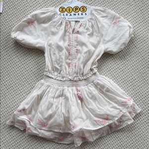 White and Pink Kids Dress